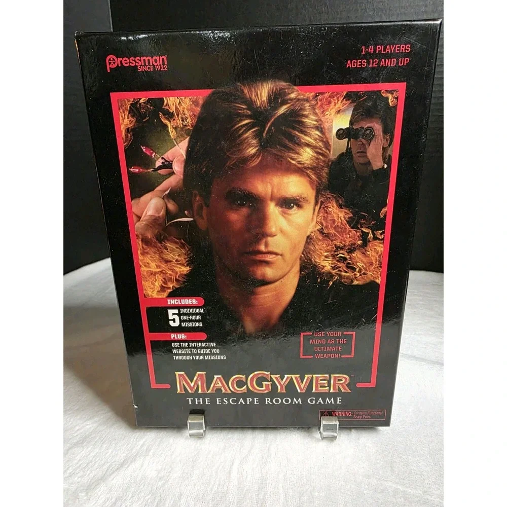 MacGyver The‎ Escape Room Game - Pressman Brand New Factory Sealed